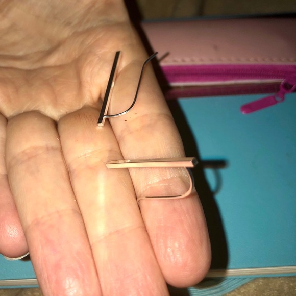 Long Bar Earrings - Picture 4 of 5